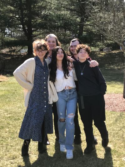 Melanie and her kids celebrated
Easter together this past spring.