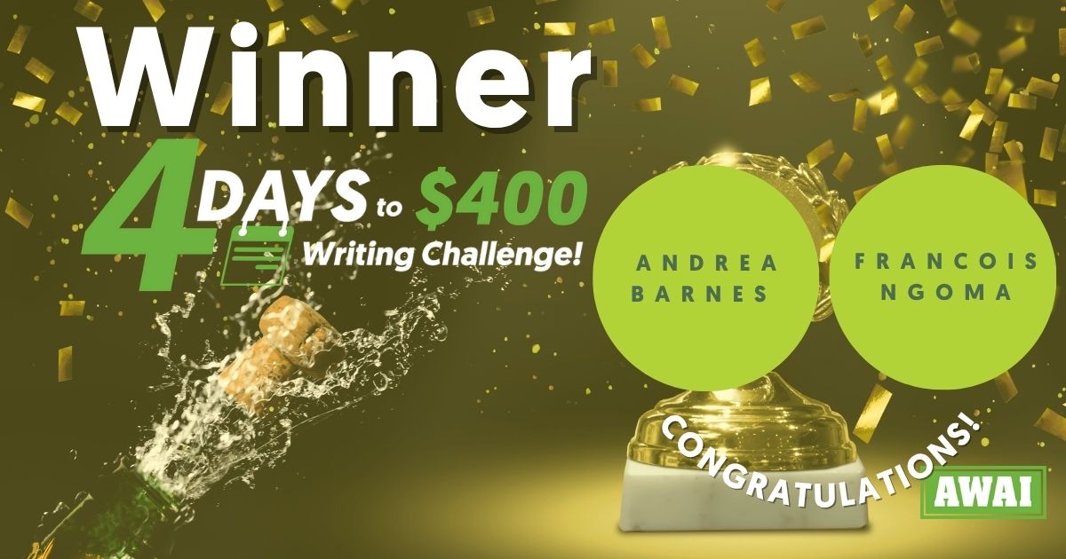 Winner Announcement: Andrea Barnes and Francois Ngoma