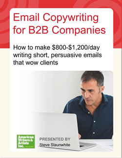 Writing Email Copy for B2B Companies &mdash; an AWAI program for B2B email marketing success